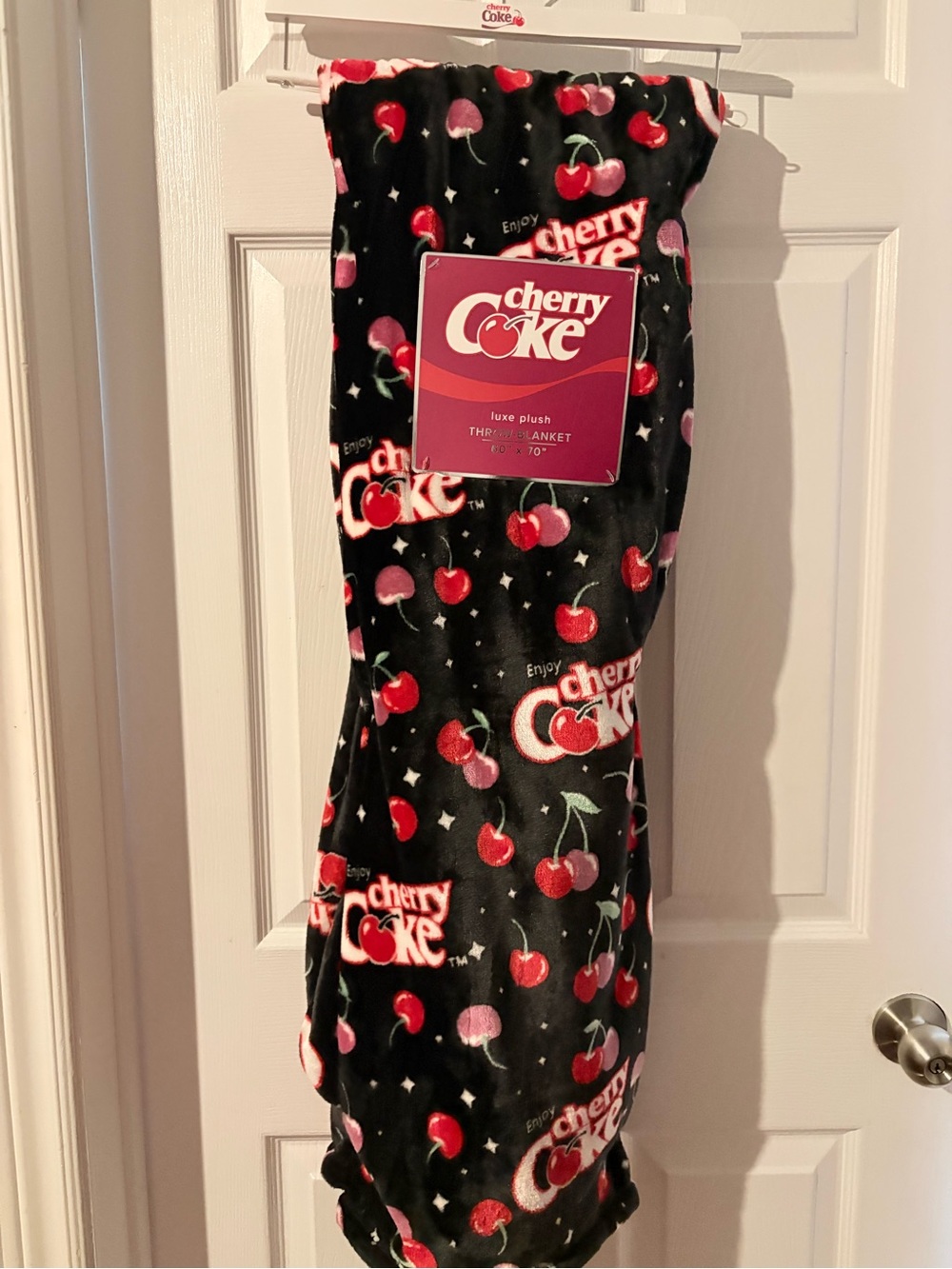 Cherry Coke blanket